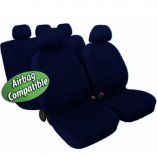 Coprisedili per auto con airbag laterali - blu scuro